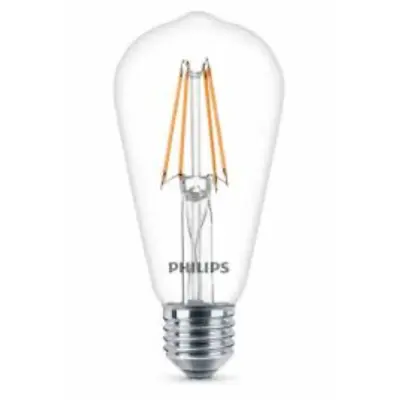 Philips PHILEDST6460 Cla Ledbulb ND 6-60W ST64 E27 827 CL • $58.42