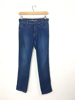 Made In Heaven The Paris Jean Mid Rise Cropped Slim Leg Blue Nico Wash Jeans 24  • £49.99