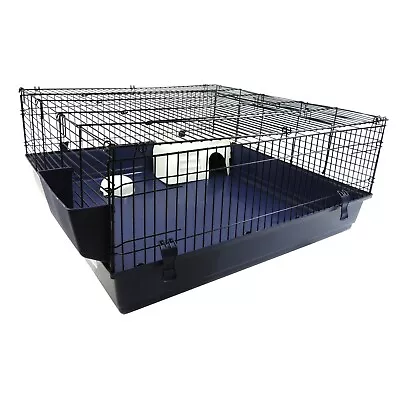 MASSIVE Large Indoor Square Rabbit Guinea Pig Cage 100 X 100 Cm -Little Friends • £90.24