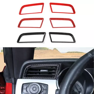 Interior Dashboard Side Air Outlet Vent Frame Cover Trim For Ford Mustang 2015+ • $23.09