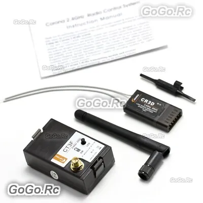 $39 • Buy Corona 2.4GHz Radio Control CT3F RF Module &CR3D Receiver DSSS FUTABA 3PK HITEC