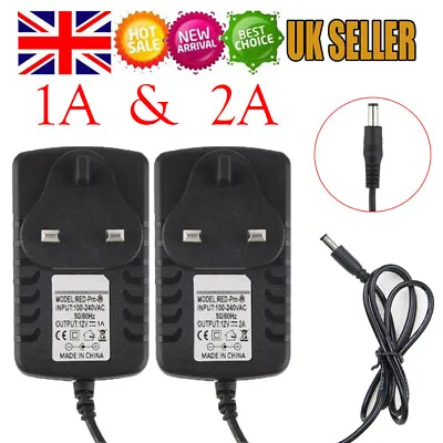 12v 1a 2a 3a 5a Power Supply Adapter Charger For Camera/led Strip Light Cctv • £2.05