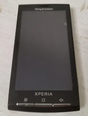 Sony Ericsson Xperia X10 Mobile Phone Working Black Vintage Collectable • $69.95