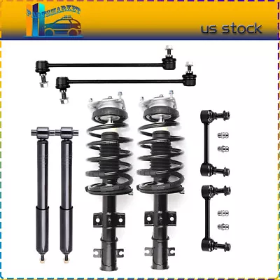 For Volvo V70 S80 S60 FWD Front Rear Shocks Struts Coil Spring Assembly Sway Bar • $202.66