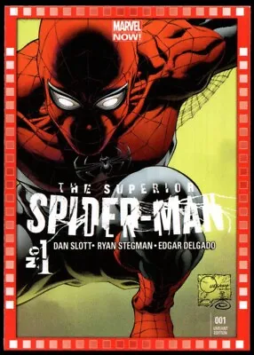 2013 UD Marvel Now!  CUTTING EDGE VARIANT COVER  #119-JQ THE SUPERIOR SPIDER-MAN • $4