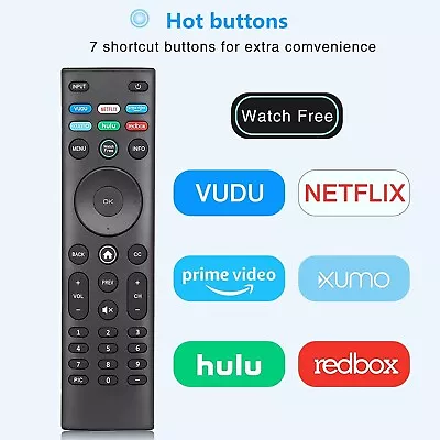 Vizio Smart TV Replaced Remote Control For V505M-K09 V555M-K01 V755M-K03 • $8.87