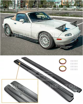 For 90-97 Mazda Miata MX-5 NA JDM FD Style Side Skirt Rocker Panels Extension • $89.98