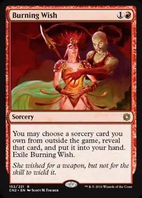 MTG Burning Wish Near Mint Normal Conspiracy: Take The Crown • $2.99