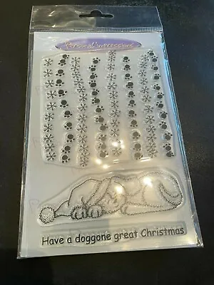 Personal Impressions Doggone Christmas Clear Stamps By Lindsay Mason. • £2.80