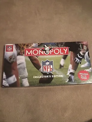 2003 Parker Brothers NFL Collectors Edition Monopoly Board Game Complete In Box • $38