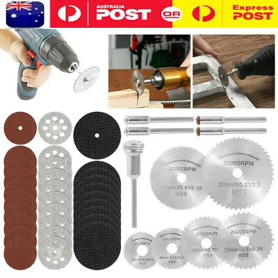 $11.58 • Buy X41 Mini Diamond Cutting Discs Wheel Blades Set Drill Bit For Dremel Rotary Tool