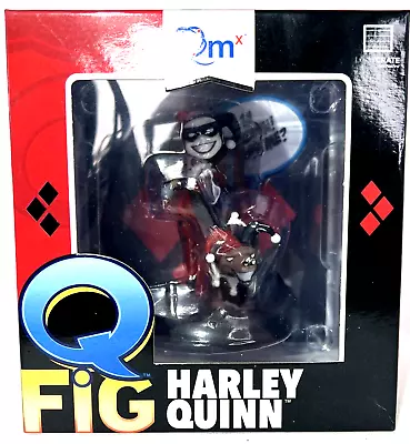 Q FIG Harley Quinn Figure QMX Batman DC Comics 4  Figurine Loot Crate Exclusive • £8.99