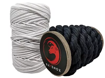 Ravenox Twisted Polyester Rope |  Lifting Pulling Rigging Towing Tie-Downs • $37.15