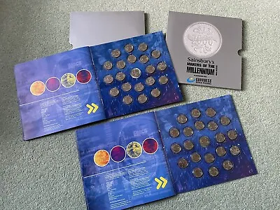 2 X Makers Of The Millennium Coin Sets - Guiness World Records • £23.50