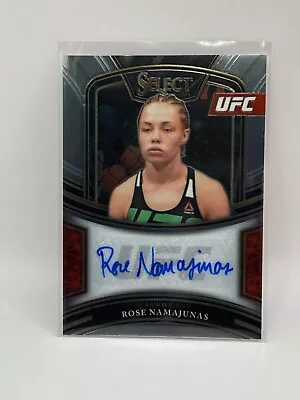 2021 Panini Select UFC Rose Namajunas 1st Year AUTO /149 SG-RNJ SSP • $44.99