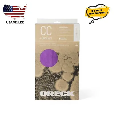 Oreck Type CC HEPA Upright Vacuum Cleaner Bag AK1CC6H 6-Pack Purple • $16.99