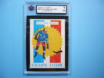 1960/61 Topps Nhl Hockey Card #46 Cyclone Taylor Atg Ksa 7 Nm Sharp+ 60/61 Topps • $189.99