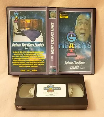  VHS Video Cassette Heavens Gate Before The Mass Exodus Part 1 Convention Copy  • $30