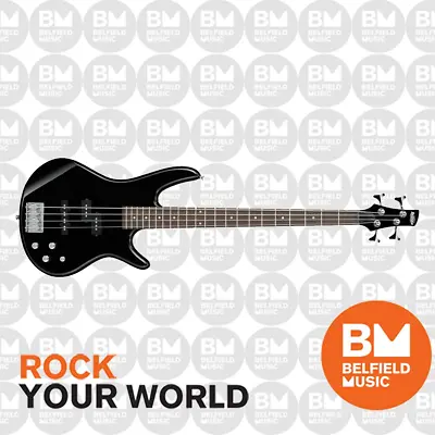 $479 • Buy Ibanez SR200 GIO Bass Guitar Black - SR200BK - Brand New - Belfield Music