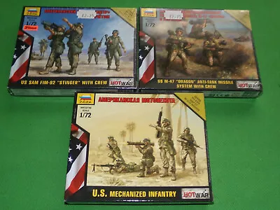 Zvezda Plastic 1/72 Scale Hot War US Bundle • £10