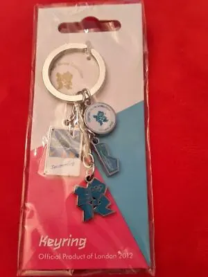 Olympics London 2012 - Swimming + Assorted Charms - Keyring - £3.99 • £3.99