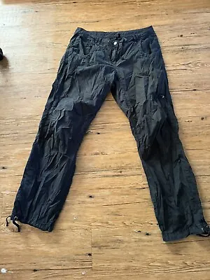 Mammut Mens Mountain Trousers Pants Black Sz 42 Climbing Hiking Trekking • $45