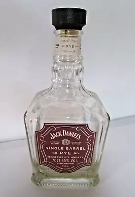 JACK DANIELS TENNESSEE WHISKEY. 70cl *EMPTY COLLECTIBLE* GLASS DECANTER BOTTLE • $22