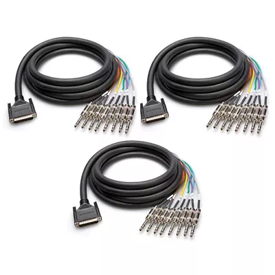 DB25 To 8-1/4 Inch Snake Cable 3m 3-PACK-Mackie HDR/SDR • $179.95