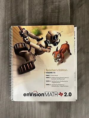 EnVision Math 2.0 Grade 4 Teacher's Edition Volume 1A Topics 1 • $29.90