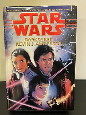 STAR WARS Darksaber Hardcover Book By Kevin J. Anderson New 1995 • $17.01