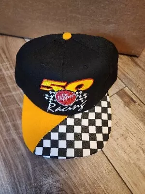 Vintage Dr Pepper Racing Hat Checkered Brim Nascar • $15