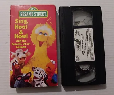 Sesame Street Sing Hoot Howl VHS Video VCR Tape RARE Elmo Songs VTG  • $5.49