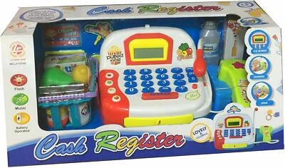 £24.99 • Buy Children's Toy Cash Register  - Pretend And Play Kid's Till With Play Money