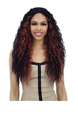 Freetress Equal Synthetic Invisible Part Lace Front Long Curly Hair Wig - Kate • £37.99