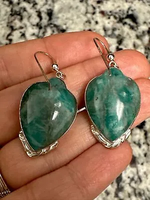 Jay King By Mine Finds New Earrings Unknown Pretty Stone Blue Green • $55