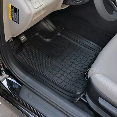 2PC Front Heavy Duty Auto Floor Mats Fits Truck Van SUV Universal Trim Fit • $35.90