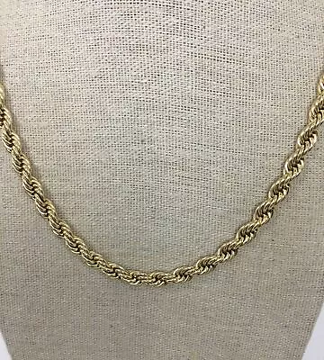 J. Crew Yellow Goldtone Rope Chain Necklace • $12