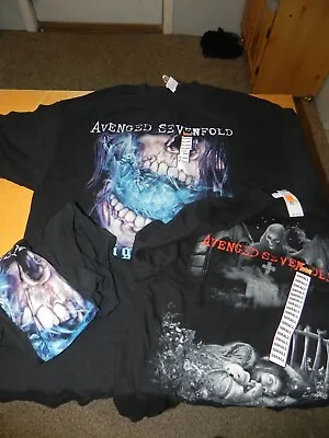 LOT X 3 Vintage Avenged Sevenfold A7X Nightmare T Shirt Mens XXL &Small • $60