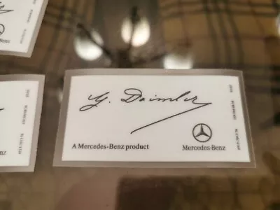 Mercedes Front Windshield G Daimler Signature Sticker Decal Genuine A0045847338 • $14.99