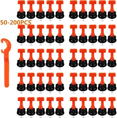 £27.79 • Buy 50-300pcs Tile Leveling System Kit Reusable Tile Spacer Wall Floor Clips Tool UK