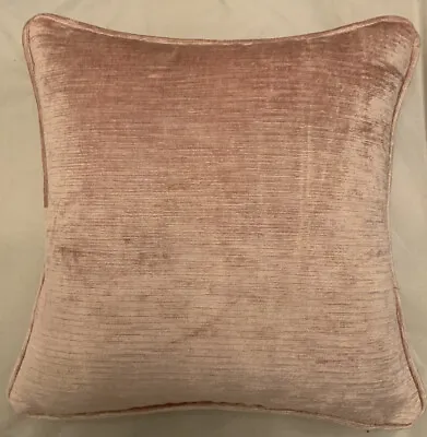 A 16 Inch Cushion Cover In Laura Ashley Villandry Pink Velvet Fabric • £16.99