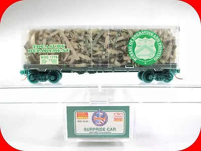 N Scale *US BUREAU Of ENGRAVING And PRNTING* Money Box Car -Micro Trains Special • $45.99