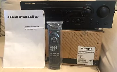 Vintage Marantz SR4000 AV Surround Receiver Box Manual Remote Works Great! • $224