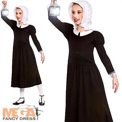 £11.99 • Buy Victorian Florence Girls Fancy Dress Nurse Nightingale Childrens Kids Costume