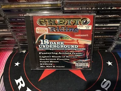 GHETTO RIDING Vol 1 Rare Norteno Rap CD Darkroom Familia Mr Kee Never Sir Dyno • $24.99