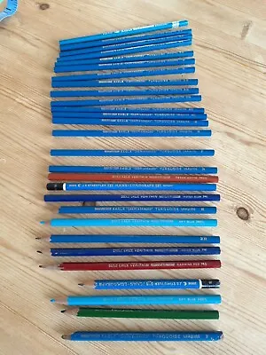 £2.50 • Buy Job Lot Of Vintage Eagle Star Turquoise Drawing Pencils Chemi Sealed