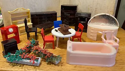 Vintage Doll House Furniture 20 Pcs. • $20