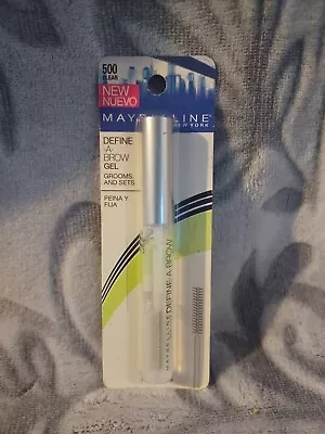 Maybelline Define A Brow Gel 500 Clear Grooms And Sets VHTF  • $5.95