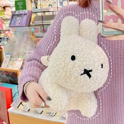 £12.99 • Buy Kawaii Miffy Doll Fashion Shoulder Bag Plush Rabbit Cartoon Messenger Bag Girl's