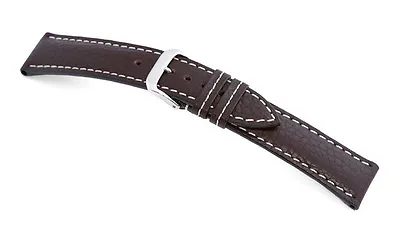 RIOS1931 Genuine Buffalo Leather Watch Band Strap 18 Mm Brown Mocha  Montana   • $19.99